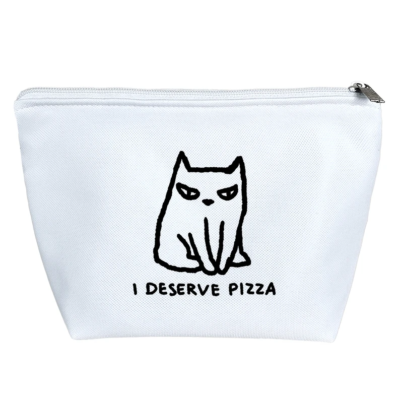 کیف لوازم آرایش دخترانه خندالو مدل گربه کد 3419