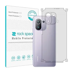 Transparent Rockspace HyGEL model phone back protector suitable for Xiaomi Mi 11 Pro mobile phone