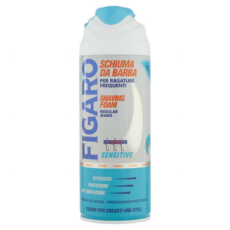 فوم اصلاح فیگارو مدل SENSITIVE حجم 400 میلی لیتر فوم اصلاح فیگارو مدل SENSITIVE حجم 400 میلی لیتر