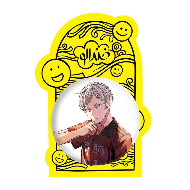 آینه جیبی خندالو طرح میا اوسامو انیمه هایکیو Haikyu مدل تاشو کد 17743