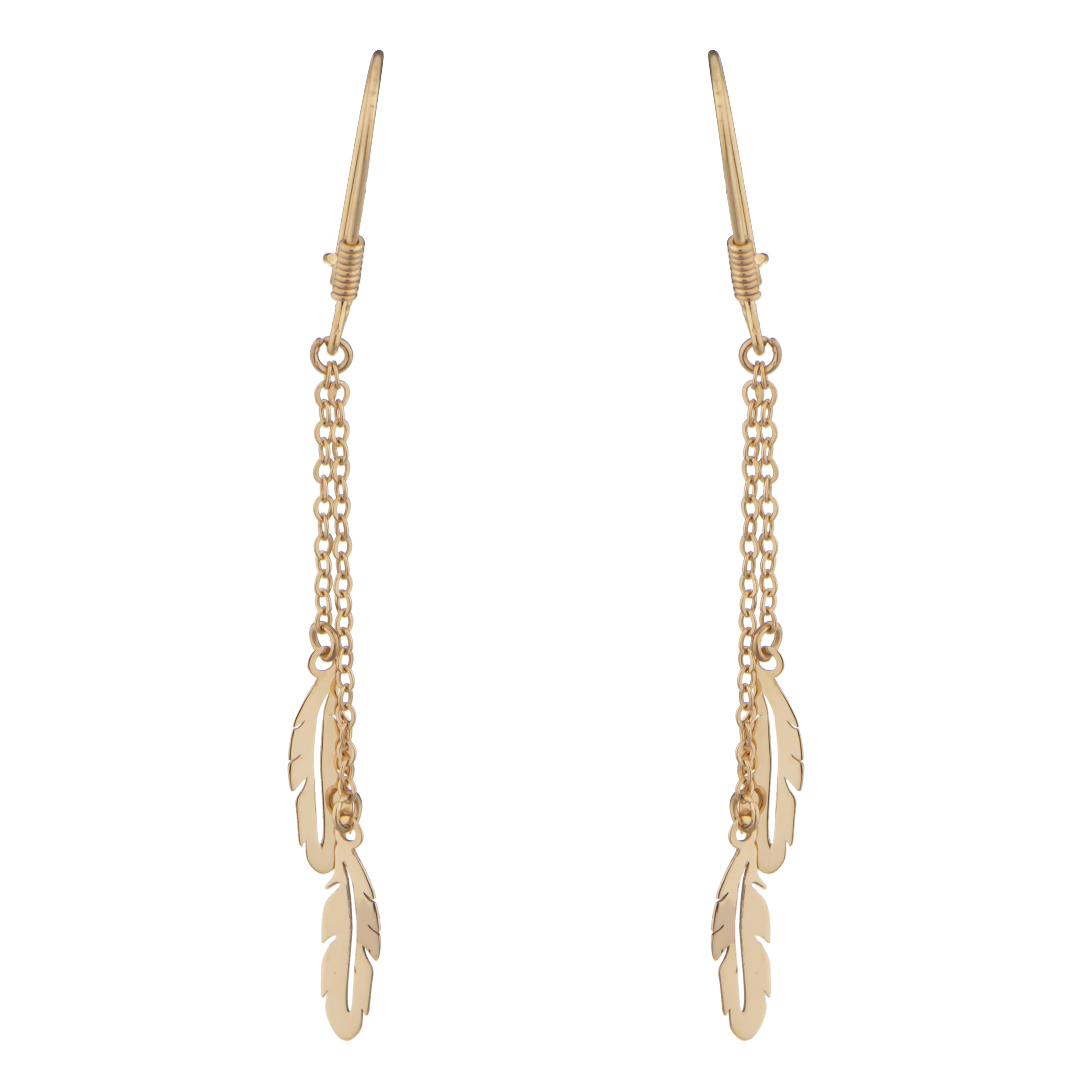 گوشواره طلا 18 عیار زنانه میو گلد مدل E911