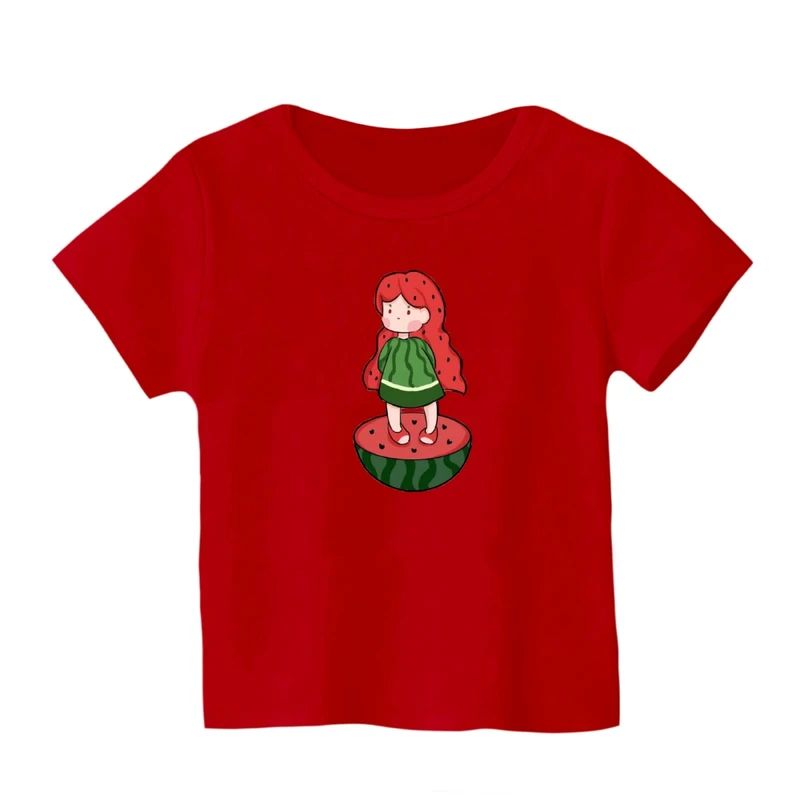 تی شرت آستین کوتاه بچگانه مدل دخترک یلدایی کد 2