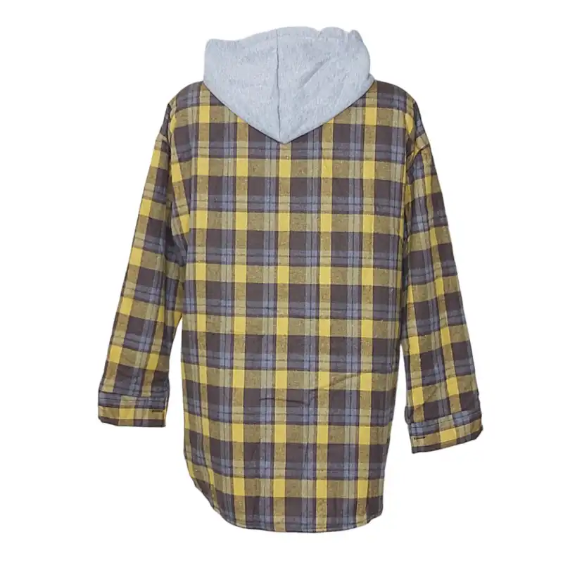 پالتو زنانه مدل چهارخونه داخل خز8560