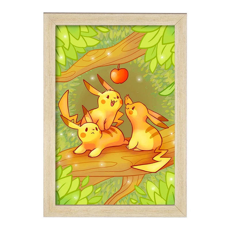 تابلو خندالو مدل پیکاچو انیمه پوکمون  کد 17359