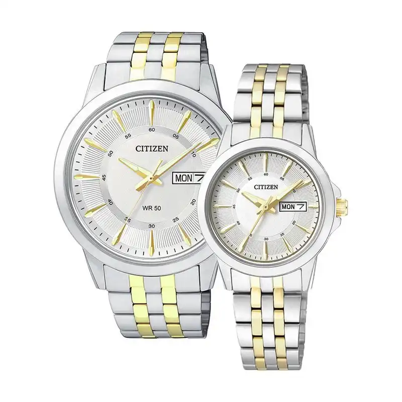 ست ساعت مچی عقربه ای سیتی زن مدل BF2018-52A - EQ0608-55A