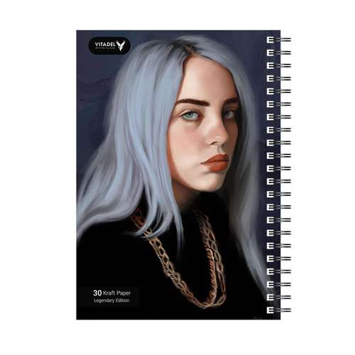 دفتر ویتادل طرح بیلی آیلیش مدل Billie Eilish 11