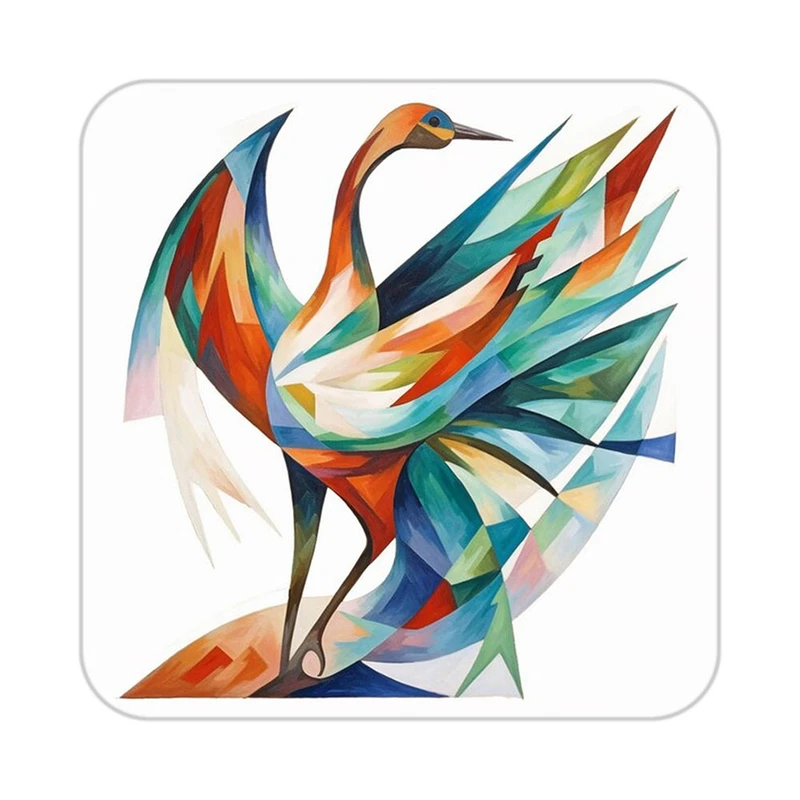 زیر لیوانی کاکتی طرح حیوانات رنگی مدل mp26046