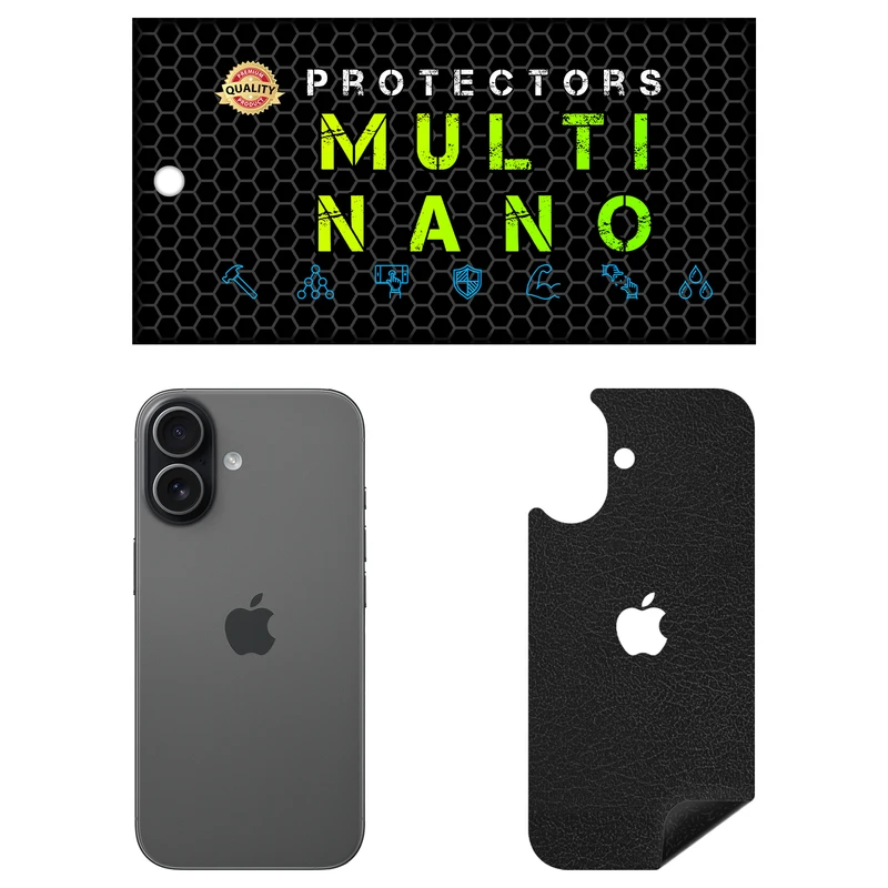 برچسب پوششی مولتی نانو طرح چرم مدل X-F1L مناسب برای گوشی موبایل اپل iPhone 17
