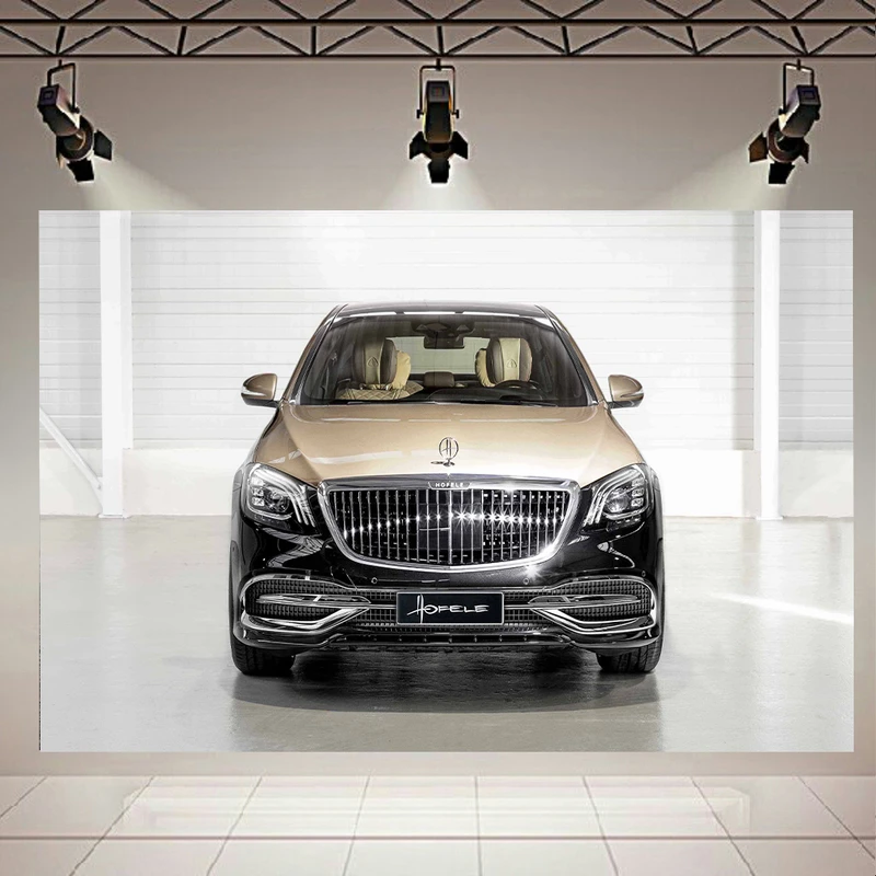 استیکر طرح ماشین بنز مدل Mercedes-Maybach S560 کد AR1305