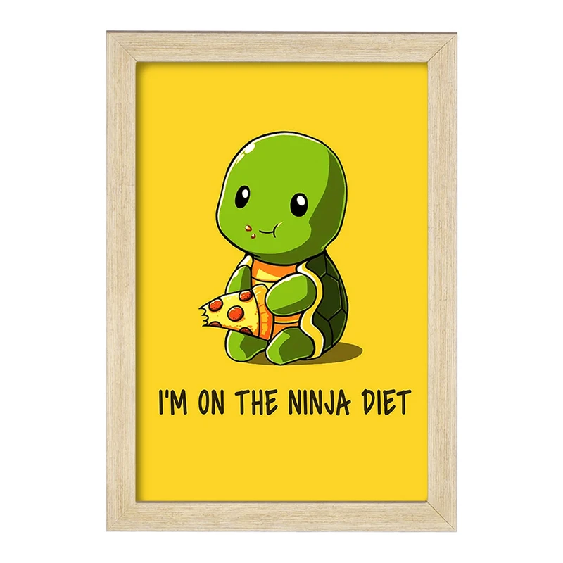 تابلو خندالو مدل لاکپشت های نینجا  کد 13212