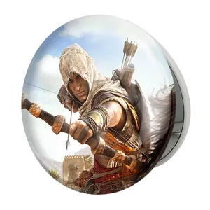 آینه جیبی خندالو طرح بازی اساسینز کرید Assassins  Creed مدل تاشو کد 27894