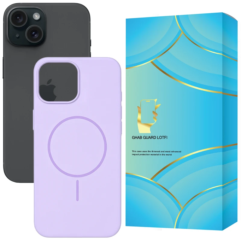 کاور قاب گارد لطفی مدل SILMGSF مناسب برای گوشی موبایل اپل iPhone 15