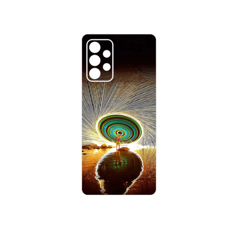 برچسب پوششی ماهوت مدل Night Light Fountain مناسب برای گوشی موبایل سامسونگ Galaxy A53 5G