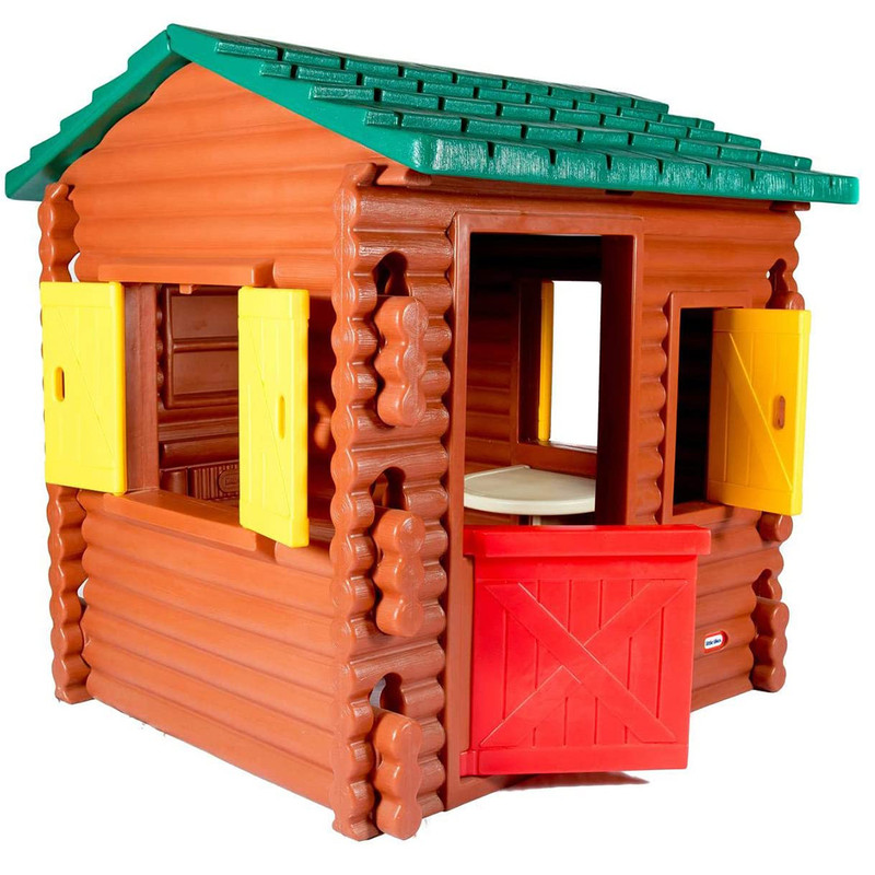 کلبه بازی کودک لیتل تایکس مدل Log Cabin Playhouse کلبه بازی کودک لیتل تایکس مدل Log Cabin Playhouse