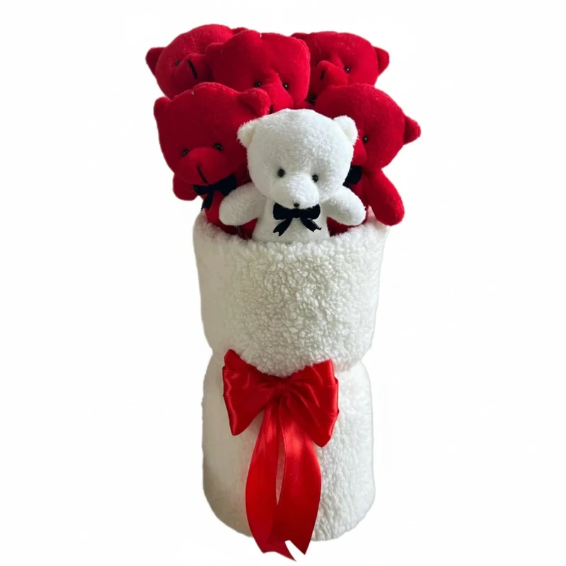 ست هدیه عروسک مدل بوکت خرسی