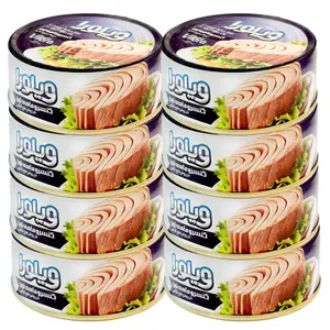 کنسرو ماهی تن در روغن گیاهی ویلورا - 120 گرم بسته 8 عددی