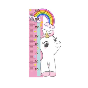 استیکر دیواری کودک مدل اندازه گیری قد طرح unicorn