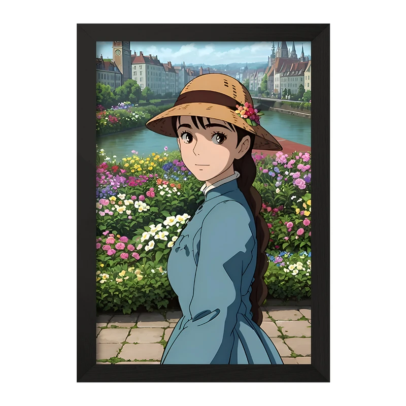 تابلو خندالو مدل سوفی انیمه قلعه متحرک هاول کد F9993