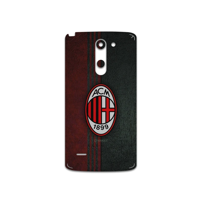 برچسب پوششی ماهوت مدل AC-Milan-FC مناسب برای گوشی موبایل ال جی G3 Stylus