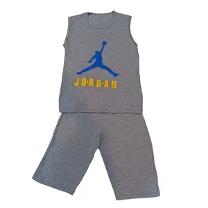 ست تاپ و شلوارک مردانه مدل d58455l