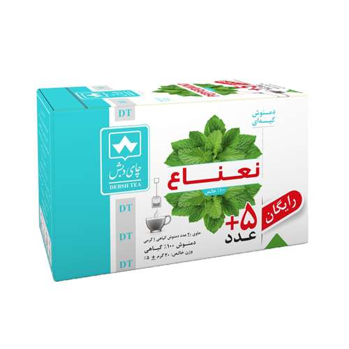 دمنوش کیسه ای نعناع چای دبش بسته 25 عددی