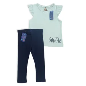 ست تاپ و شلوار دخترانه لوپیلو مدل لبخند