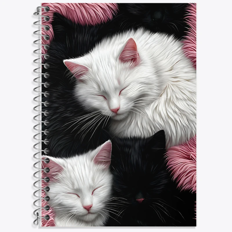 دفتر نت موسیقی 50 برگ خندالو طرح گربه های بامزه کد F8122