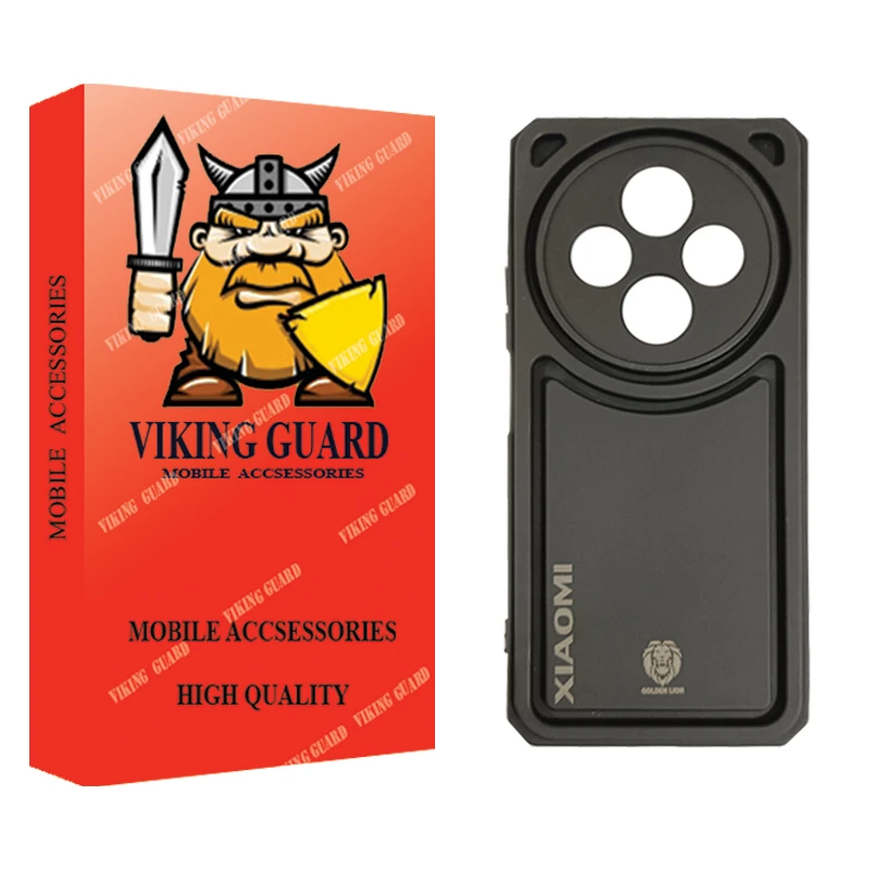 کاور وایکینگ قاب مدل سولدا طرح LION مناسب برای گوشی موبایل شیائومی Redmi 14C