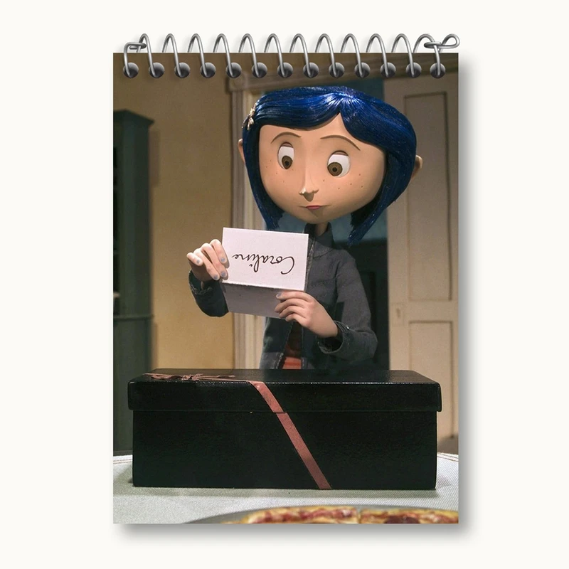 دفتر یادداشت 50 برگ خندالو مدل کورالاین Coraline کد 20765