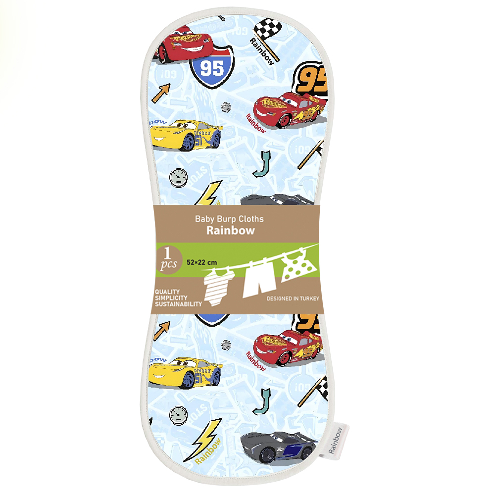 آروغ گیر نوزاد رینبو مدل Lightning McQueen