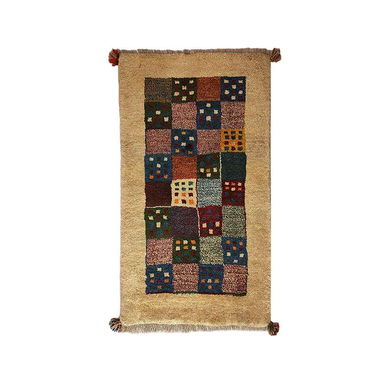 گبه دستبافت یک و نیم متری کد Nkp.G.z.V1.10 گبه دستبافت یک و نیم متری کد Nkp.G.z.V1.10
