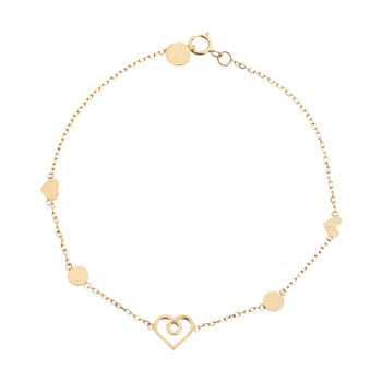 دستبند طلا 18 عیار زنانه ناتروسا مدل NG247