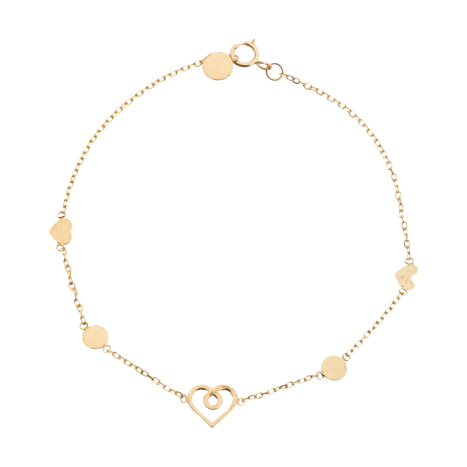 دستبند طلا 18 عیار زنانه ناتروسا مدل NG247 -  - 1