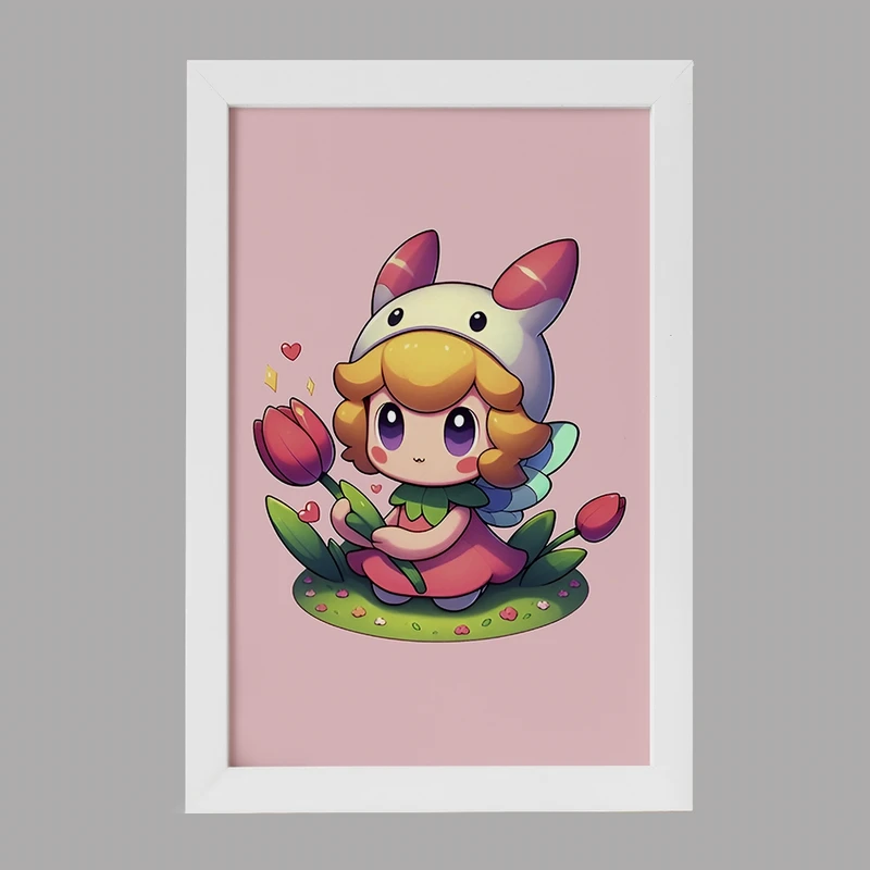 تابلو خندالو مدل دخترانه کیوت کد F8416