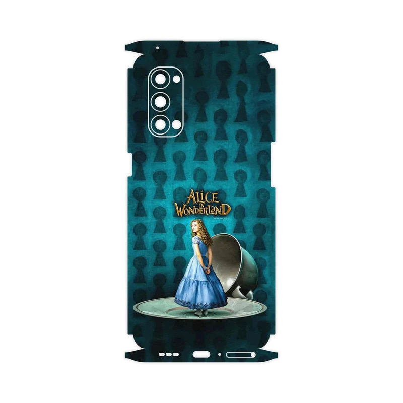 برچسب پوششی ماهوت مدل Alice in Wonderland-FullSkin مناسب برای گوشی موبایل اپو Reno4 Pro 5G