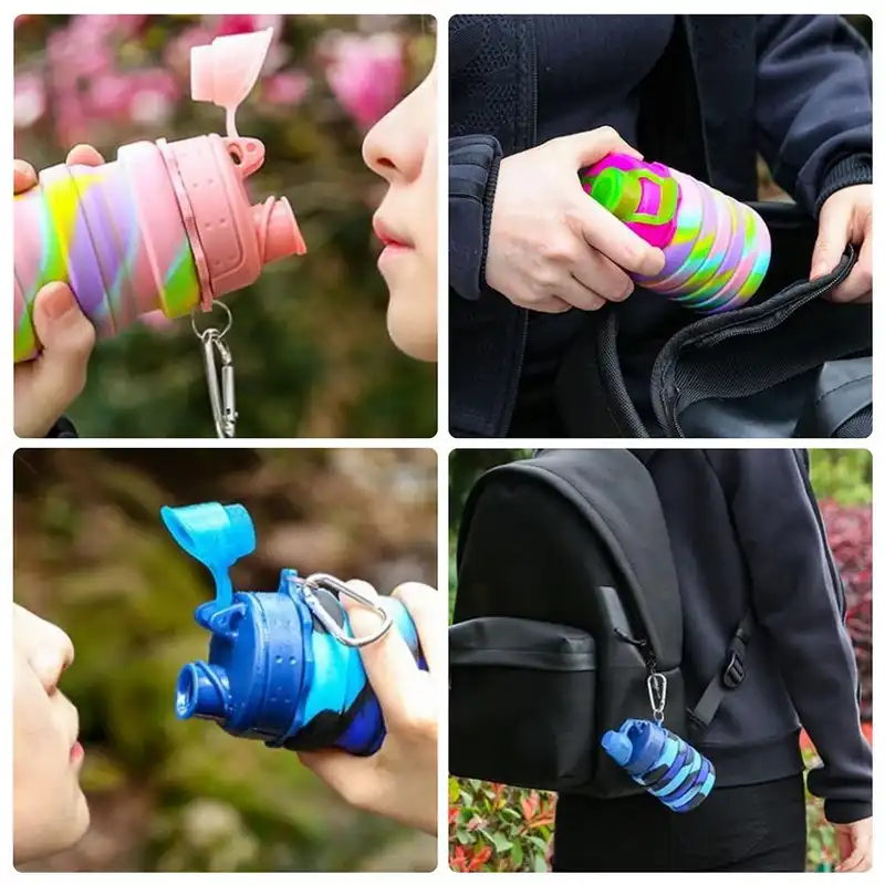 قمقمه مدل سیلیکونی گنجایش 0.5 لیتر