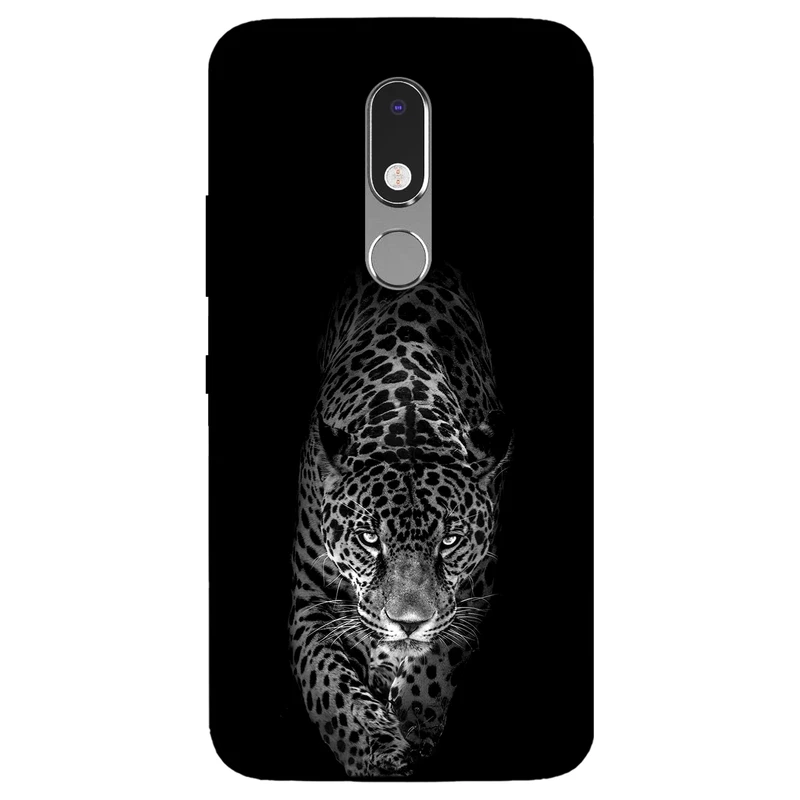 کاور مگافون طرح پلنگ مدل 1879 مناسب برای گوشی موبایل موتورولا Moto M