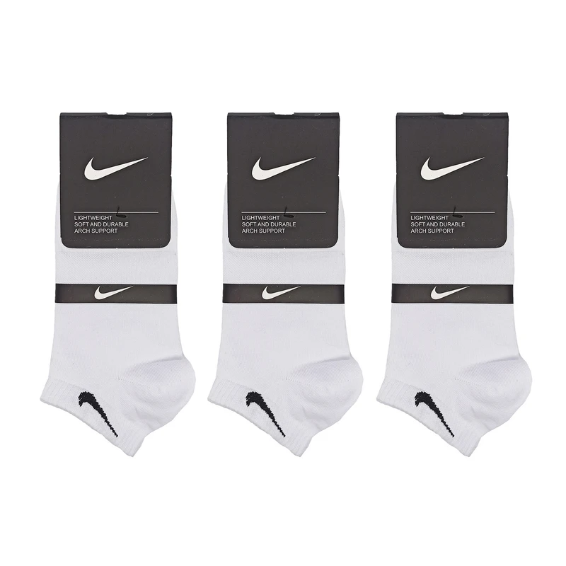 جوراب ورزشی ساق کوتاه مردانه کد 1922 رنگ سفید بسته 3 عددی