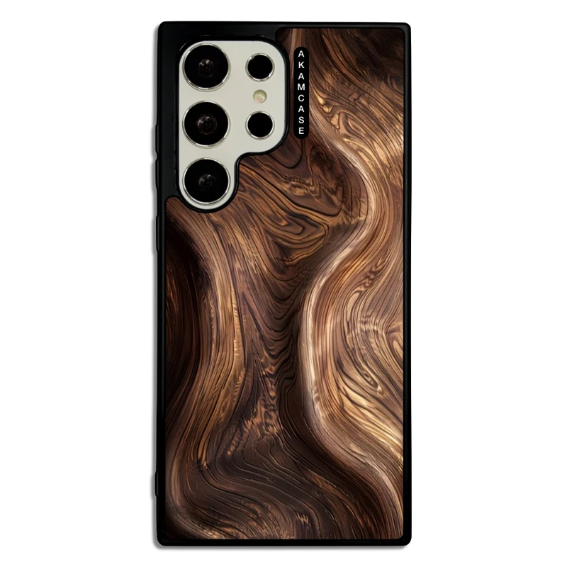 کاور آکام مدل AMC-WSGS23U-WOOD-8 مناسب برای گوشی موبایل سامسونگ Galaxy S23 Ultra