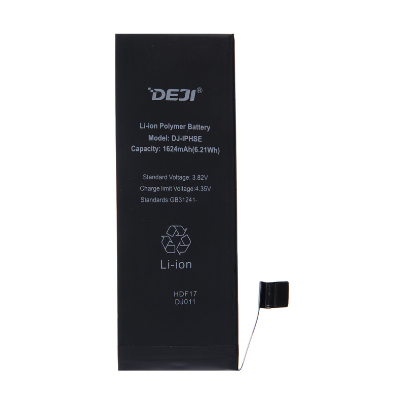 باتری موبایل دجی مدل DJ-IPHSE ظرفیت 1624 میلی آمپر ساعت مناسب برای گوشی موبایل اپل iPhone SE