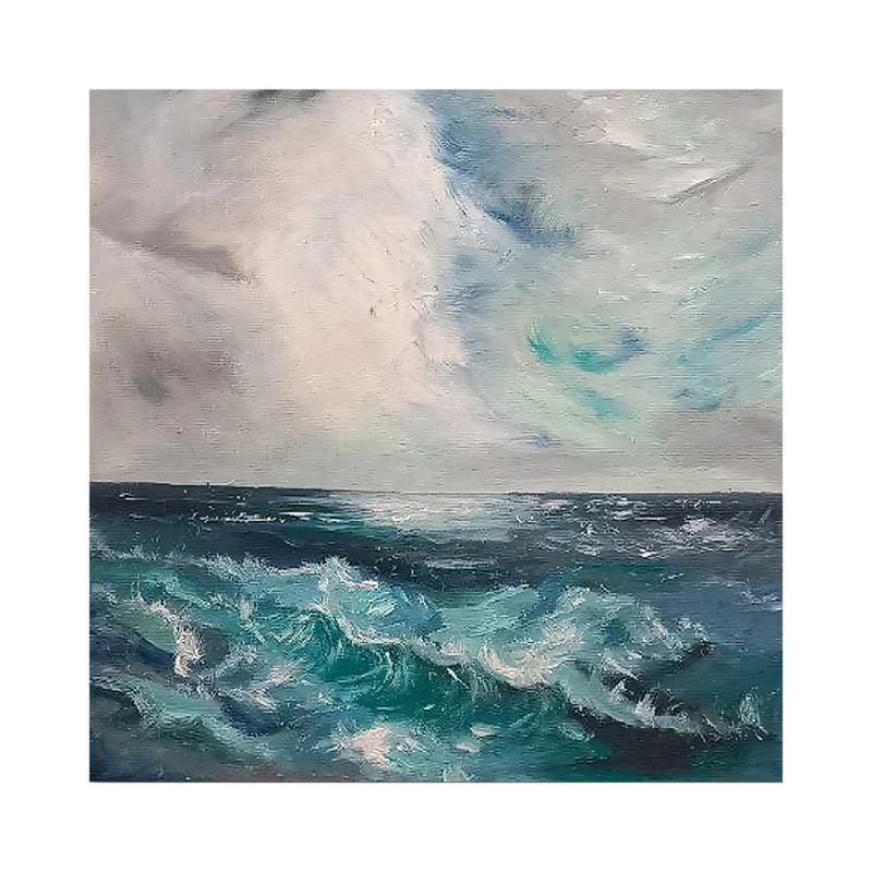 تابلو نقاشی رنگ روغن طرح هدیه هنری G0209