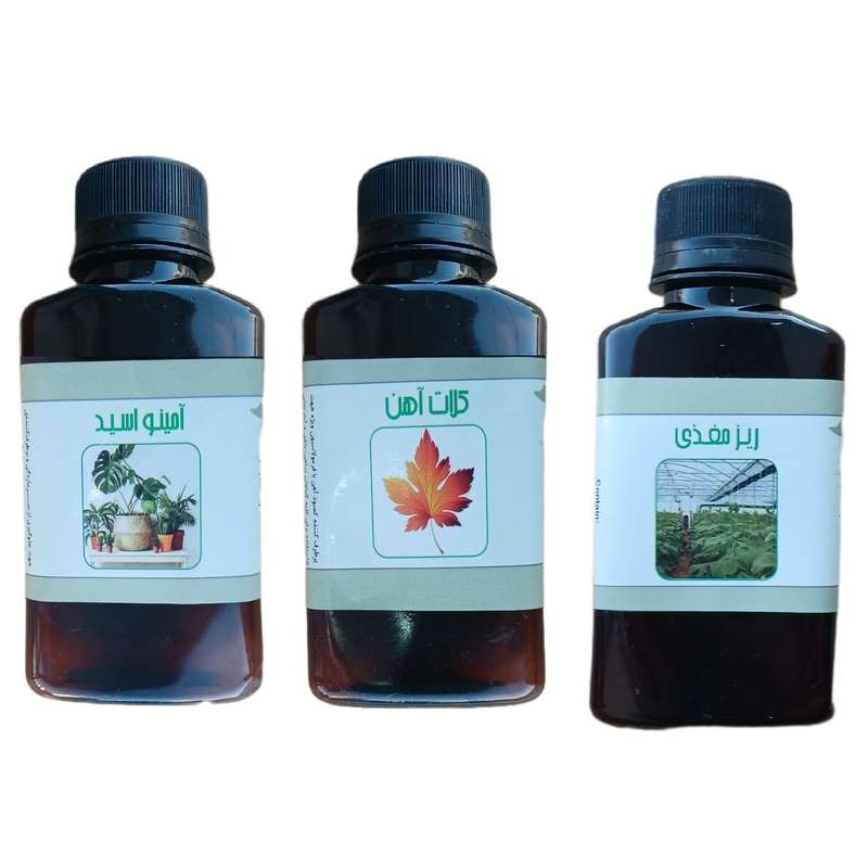 کود مایع امینو اسید و ریز مغذی و کلات آهن مدل life drop حجم 110 میلی لیتر