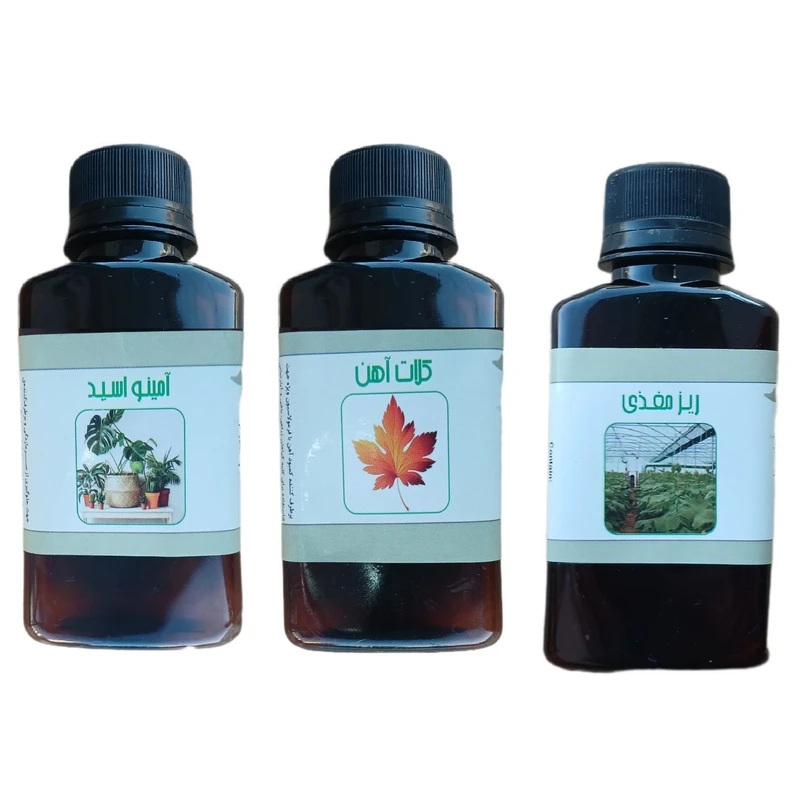 کود مایع امینو اسید و ریز مغذی و کلات آهن مدل life drop حجم 110 میلی لیتر