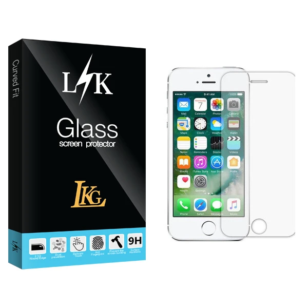 محافظ صفحه نمایش ال کا جی مدل LK Glass مناسب برای گوشی موبایل اپل Iphone 5