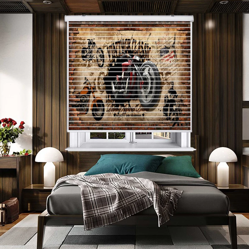 پرده زبرا زیو مدل سیلوئت OV 7023 سایز 150x150 سانتی متر