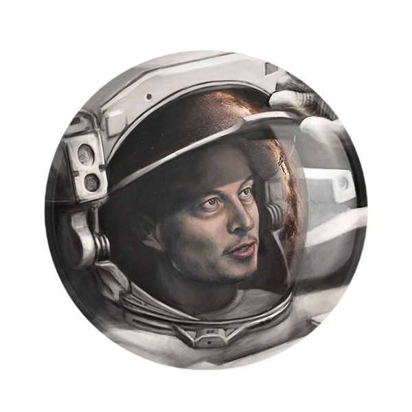 مگنت خندالو طرح ایلان ماسک Elon Musk کد 10923