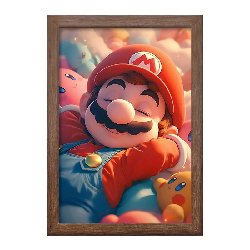 تابلو خندالو طرح سوپر ماریو (Super Mario) کد F10762