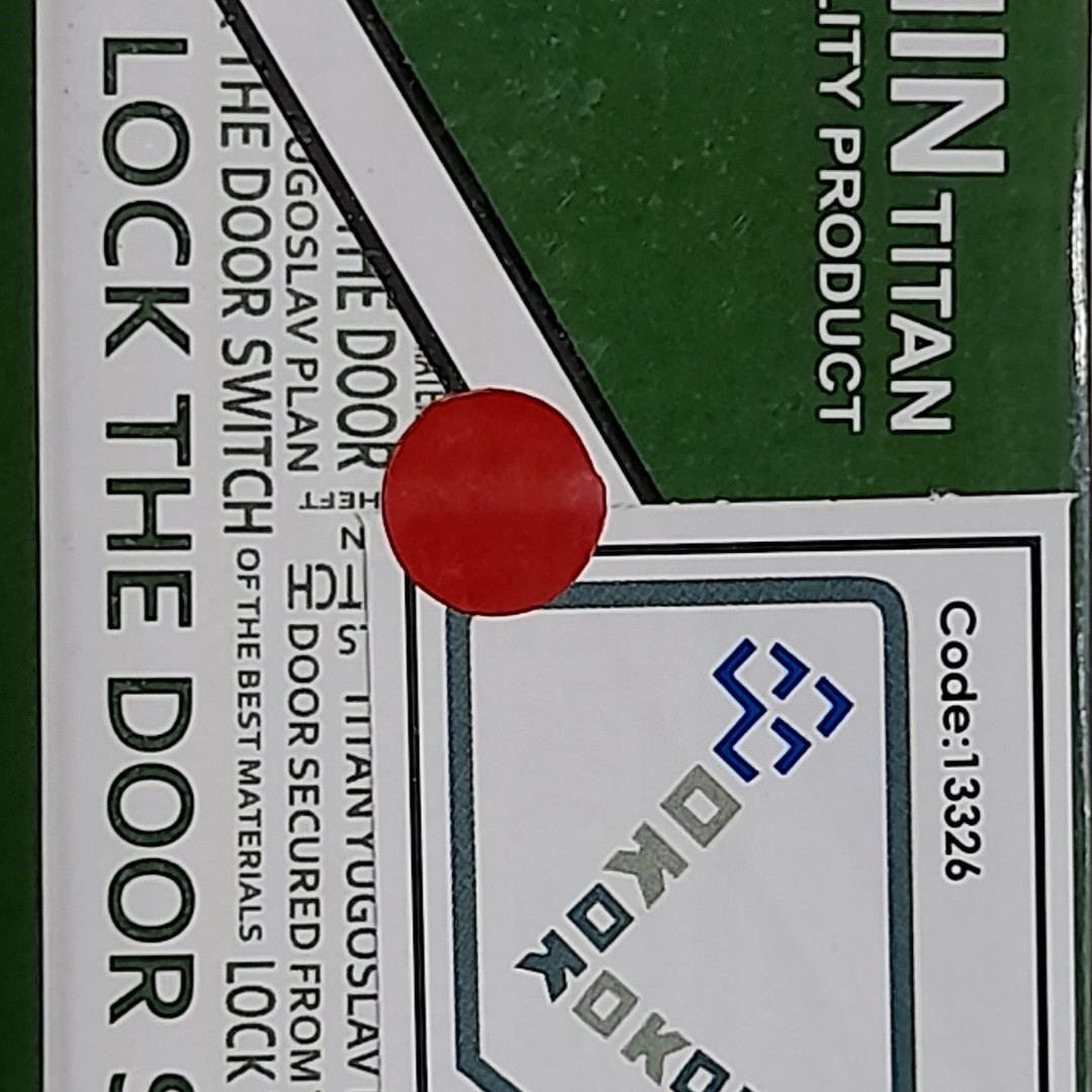 قفل و سوییچ خودرو ارمین مدلOKمناسب برای تیبا مجموعه6 عددی