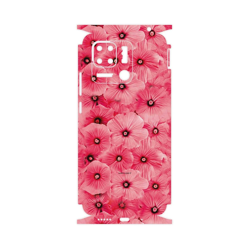 برچسب پوششی ماهوت مدل Pink_Flower-FullSkin مناسب برای گوشی موبایل شیائومی Redmi 10 Power