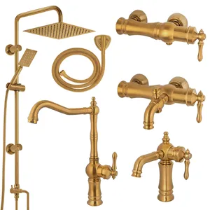 ست شیرآلات پرکاس مدل بیزانس کد M01 مجموعه 6 عددی